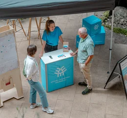 Ein Bild von Infostand am Rammer Demmer